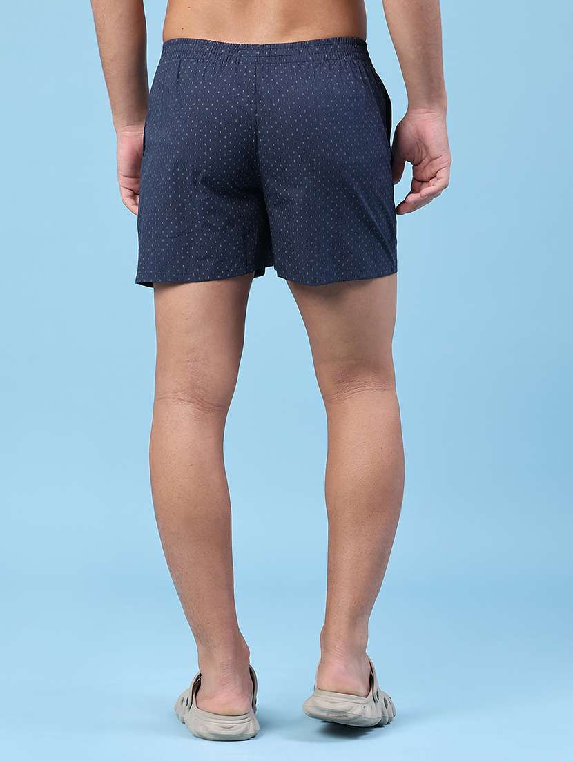 men printed mid rise loungewear boxer - 22341580 -  Standard Image - 4