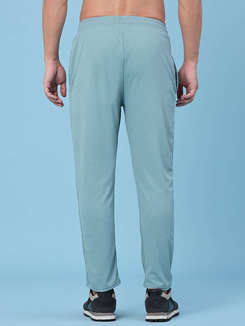 men solid mid rise track pant - 22341678 -  Standard Image - 4