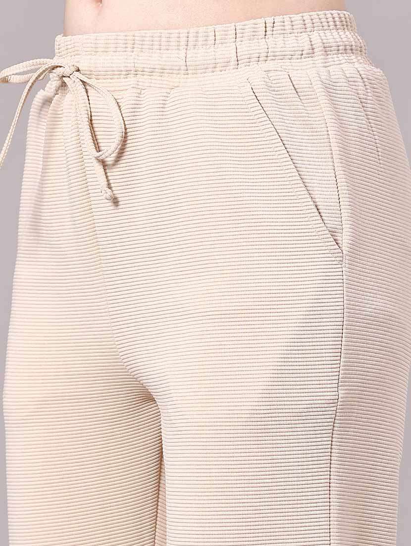 women self design mid rise track pant - 22341778 -  Standard Image - 1