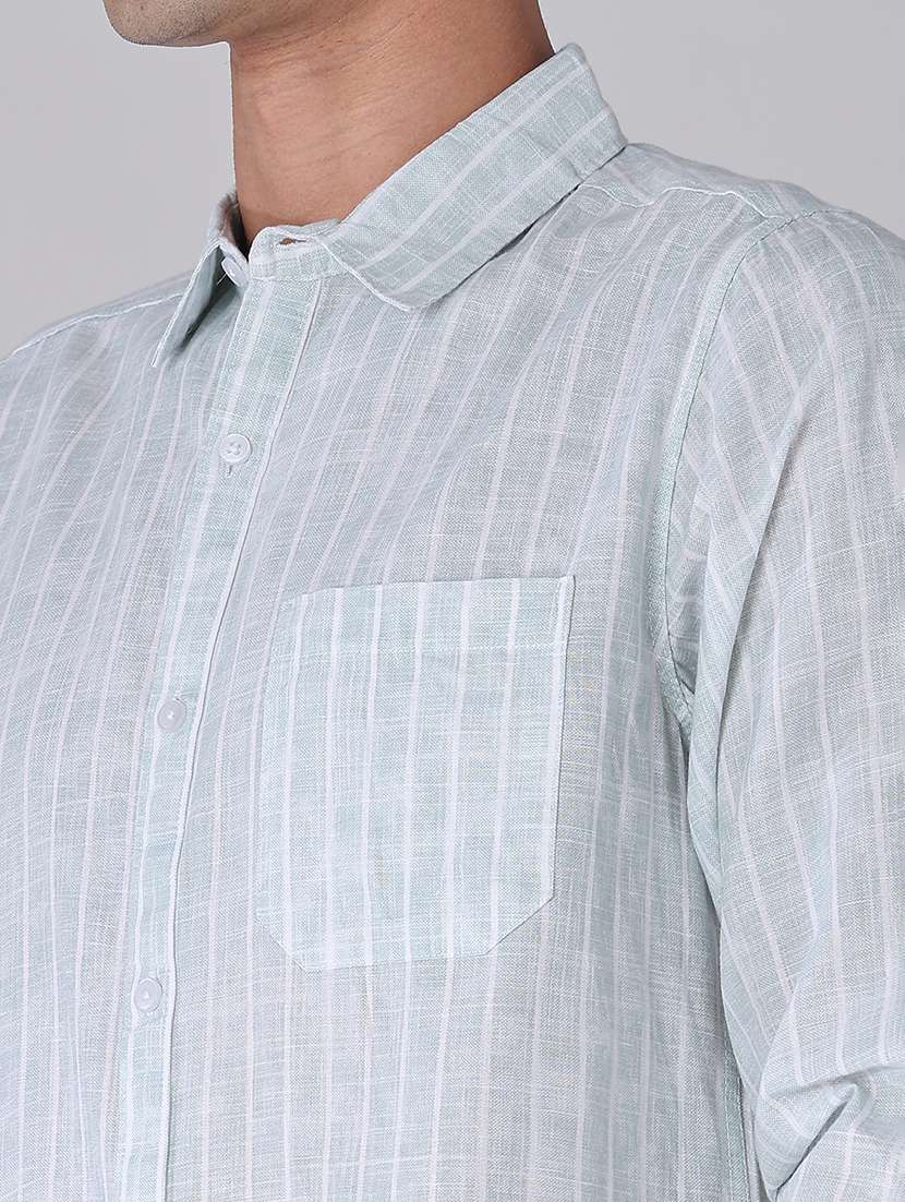 men printed long sleeves regular fit casual shirt - 22341808 -  Standard Image - 1