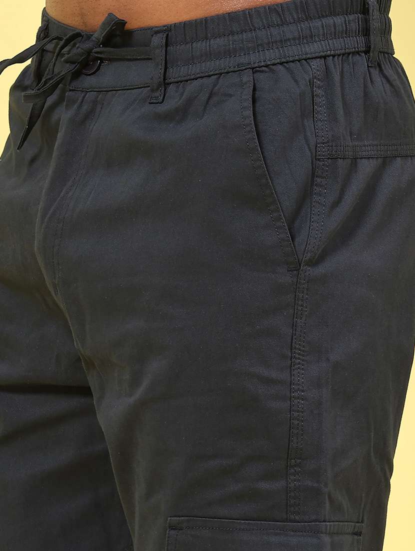 olive cotton  full length track pant - 22341926 -  Standard Image - 1