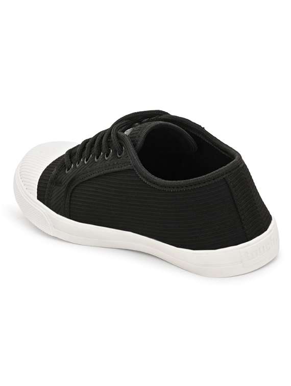 women solid lace-up sneaker - 22341993 -  Standard Image - 4