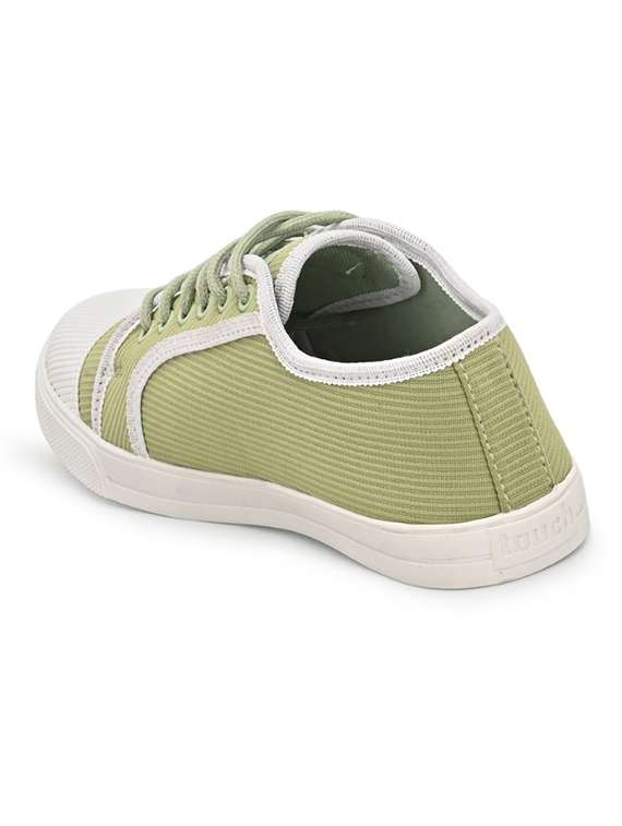 women solid lace-up sneaker - 22341994 -  Standard Image - 4