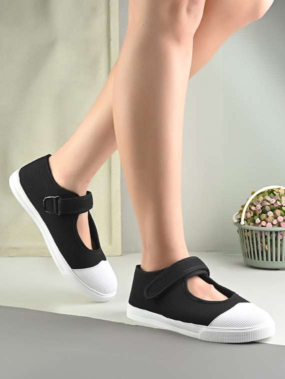 women solid mary jane casual shoe - 22341995 -  Standard Image - 1