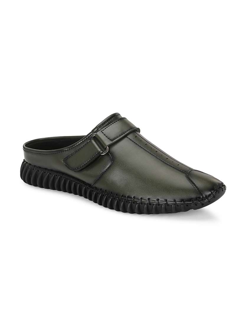 men solid slip on sandal - 22342118 -  Standard Image - 1