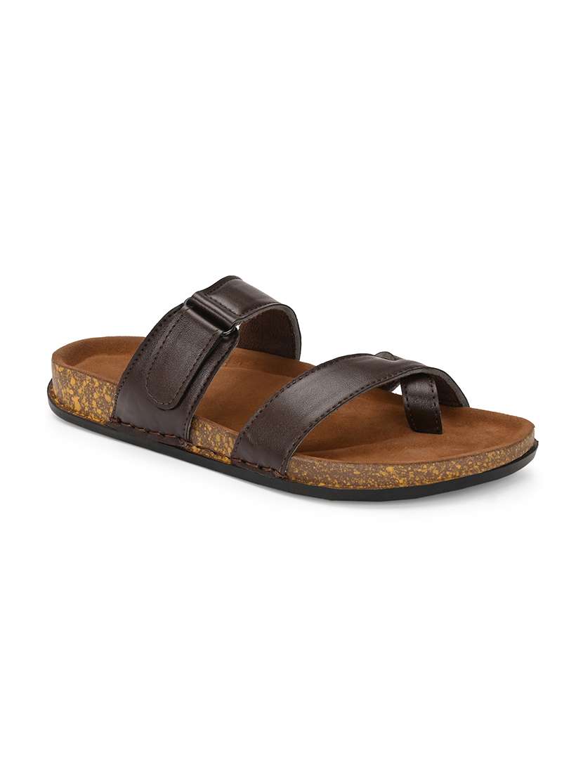 men solid toe seperator sandal - 22342126 -  Standard Image - 1