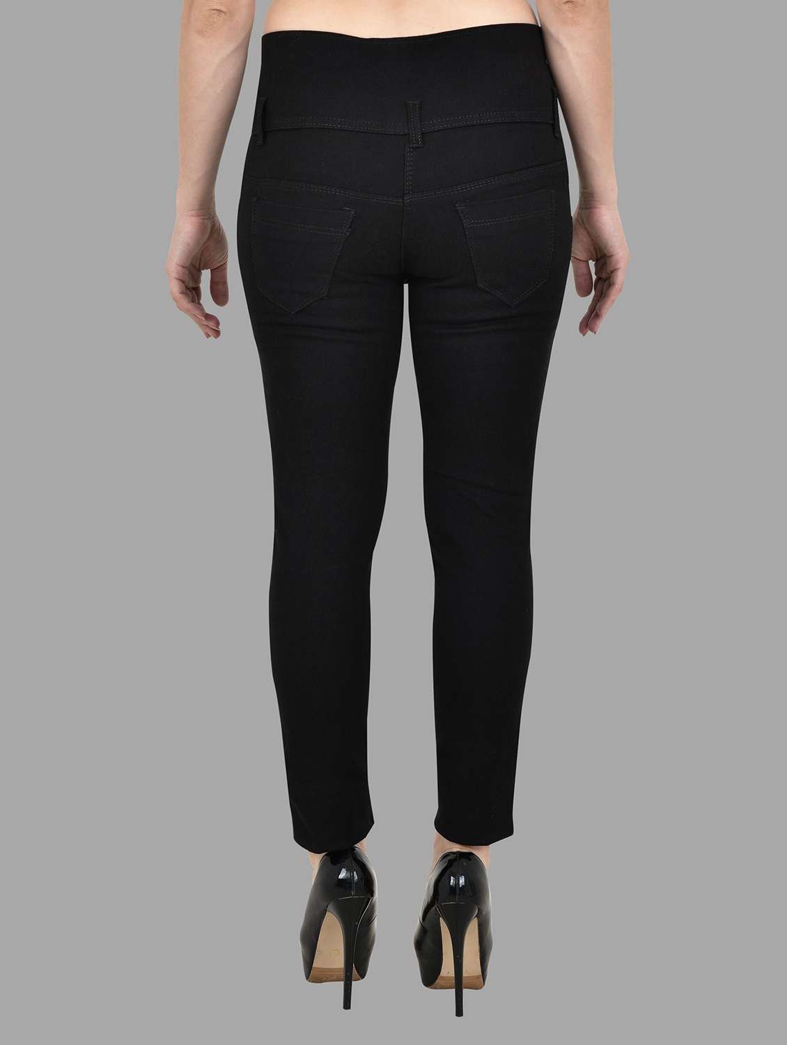 women solid mid rise skinny fit jeans - 22342474 -  Standard Image - 1