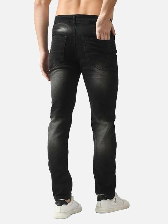 men distress mid rise full length jeans - 22342762 -  Standard Image - 1