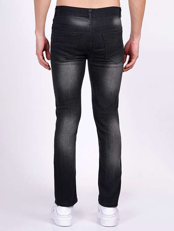 men distress mid rise full length slim fit jeans - 22342774 -  Standard Image - 1