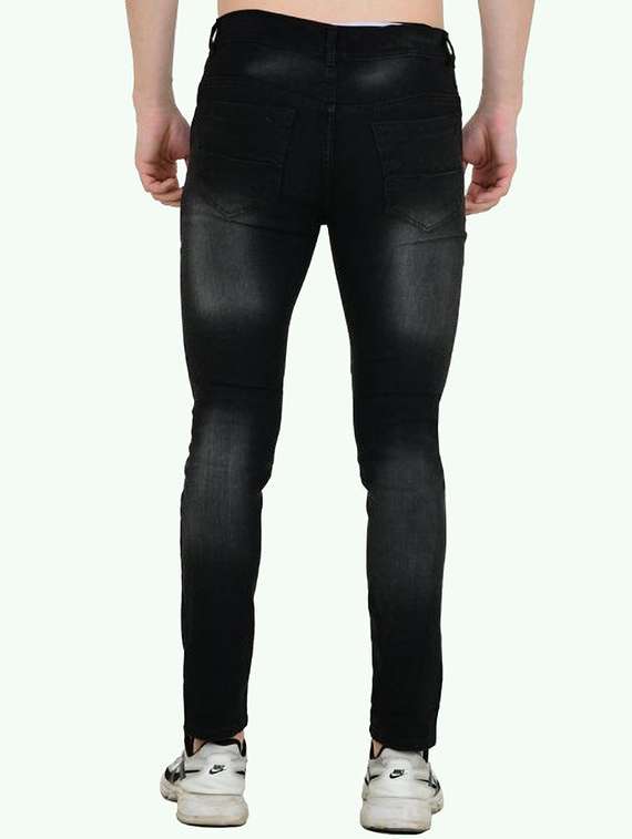 men distress mid rise full length jeans - 22342809 -  Standard Image - 1