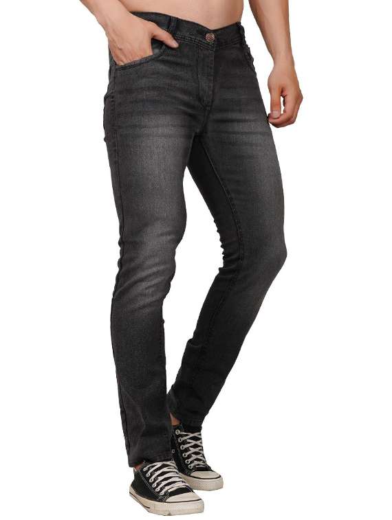 men washed mid rise full length slim fit jeans - 22342828 -  Standard Image - 1