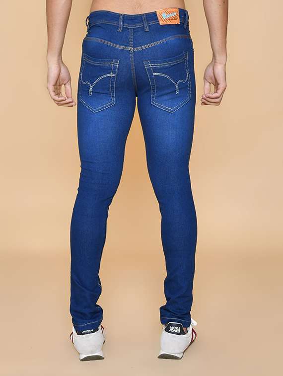 men washed mid rise full length jeans - 22343006 -  Standard Image - 1