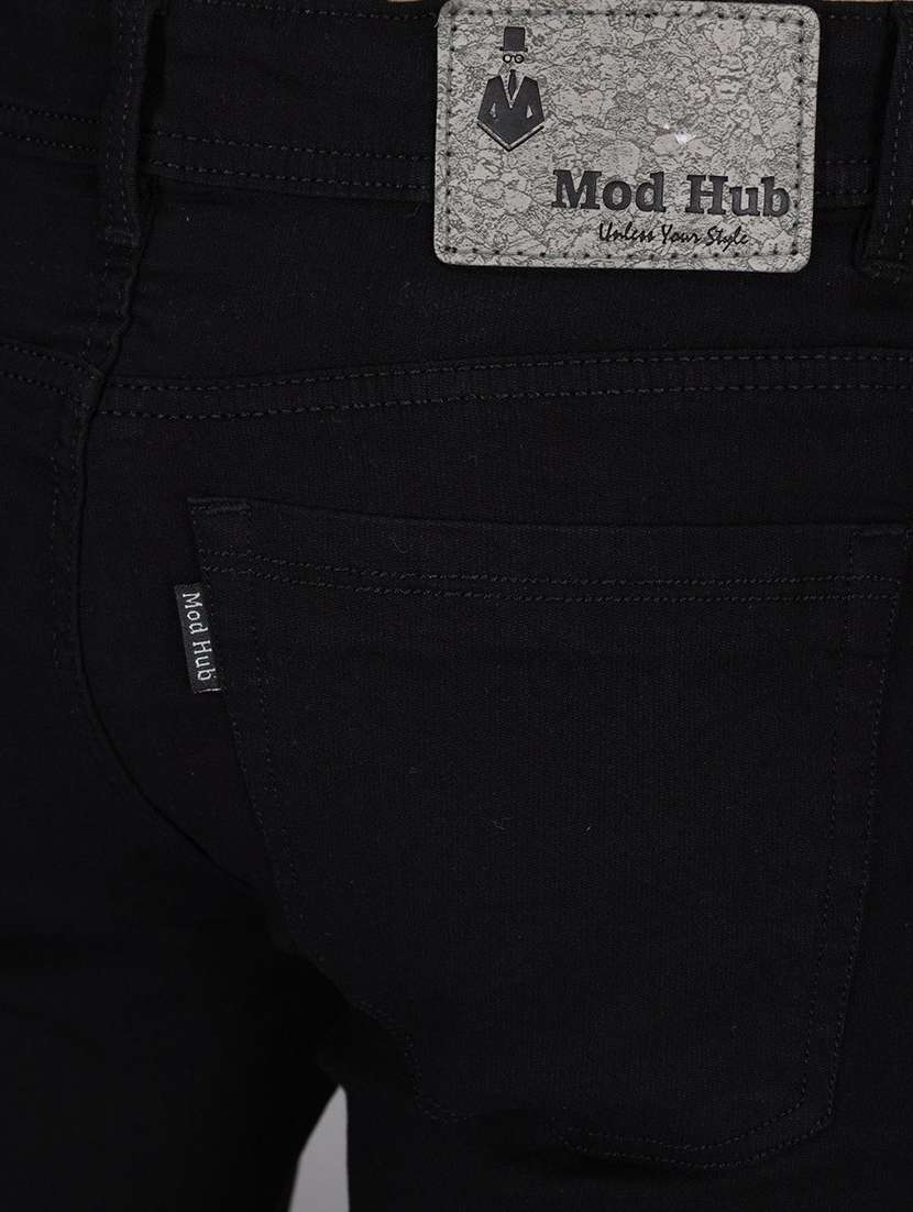 men slash knee mid rise full length jeans - 22343125 -  Standard Image - 4