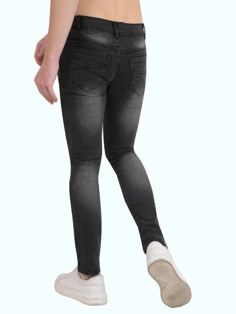 men washed mid rise full length jeans - 22343192 -  Standard Image - 1