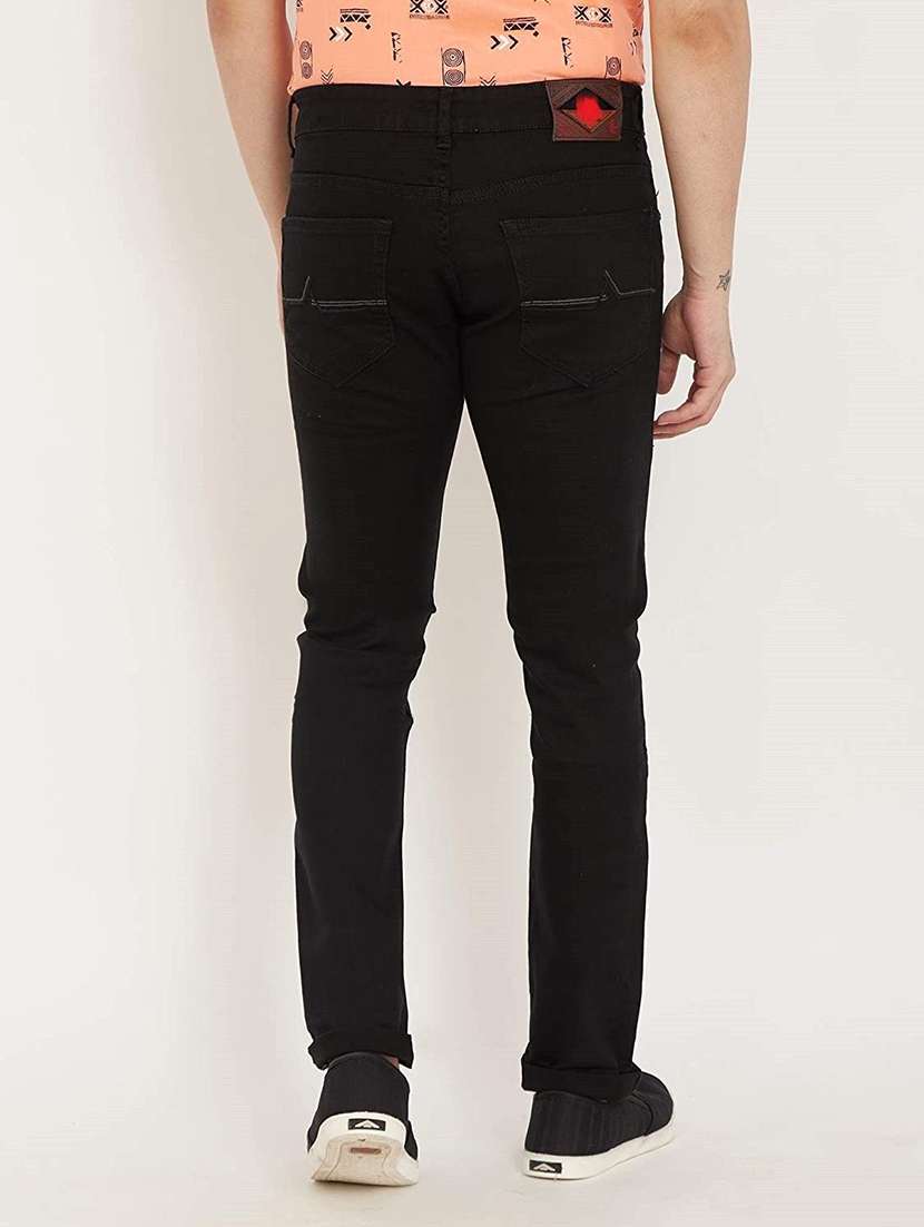 men palin mid rise full length denim jeans - 22343257 -  Standard Image - 1