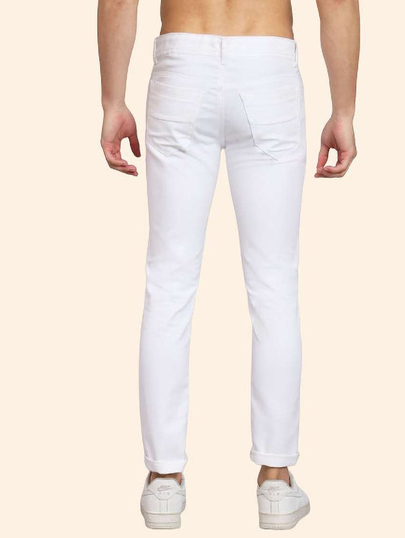 men palin mid rise full length denim jeans - 22343347 -  Standard Image - 1