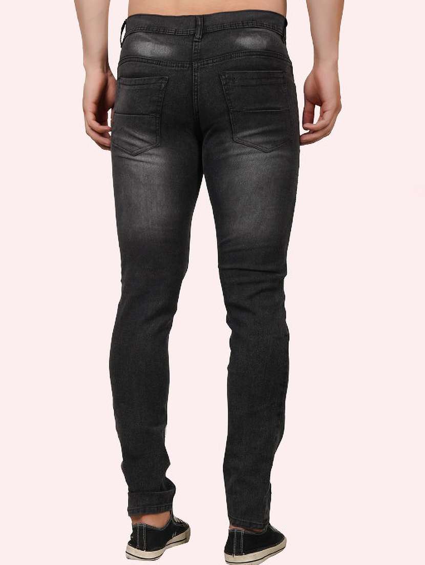 men washed mid rise full length jeans - 22343374 -  Standard Image - 1