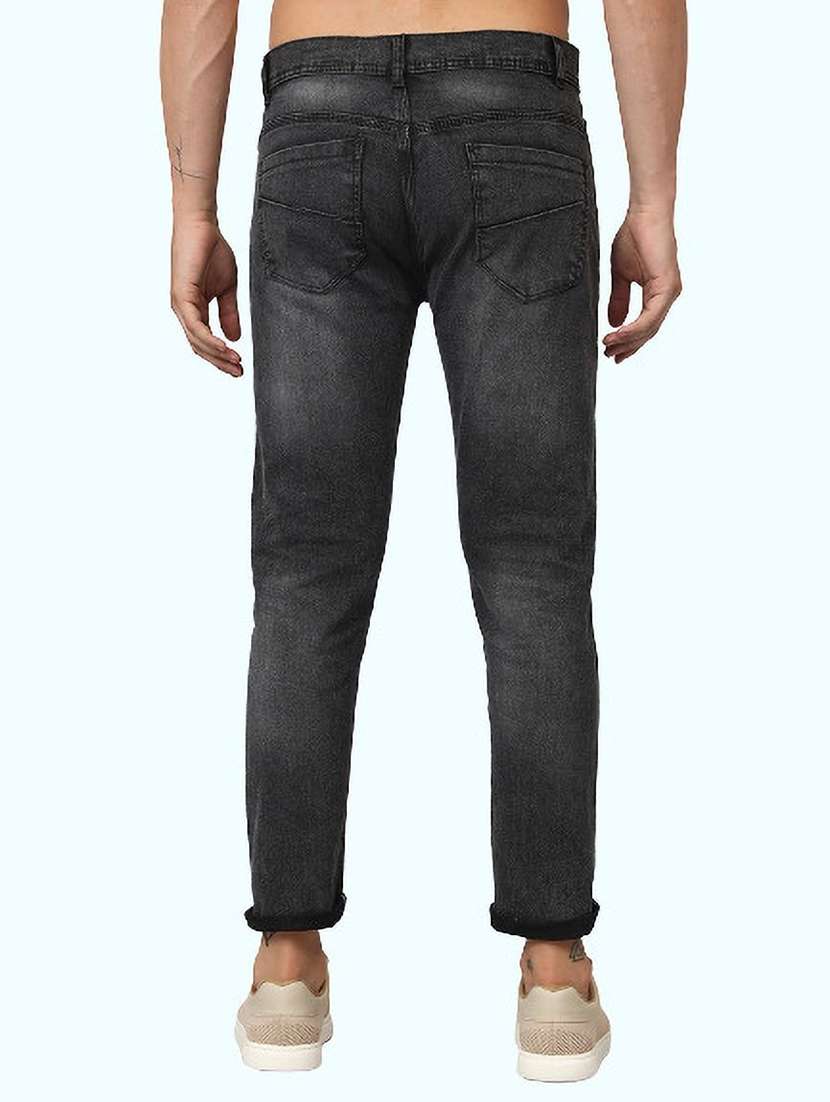 men washed mid rise full length jeans - 22343382 -  Standard Image - 1