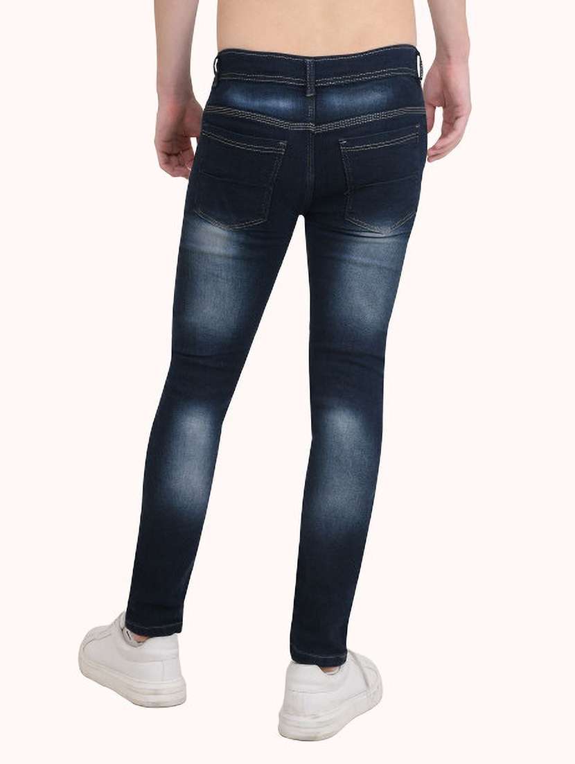 men washed mid rise full length jeans - 22343404 -  Standard Image - 1