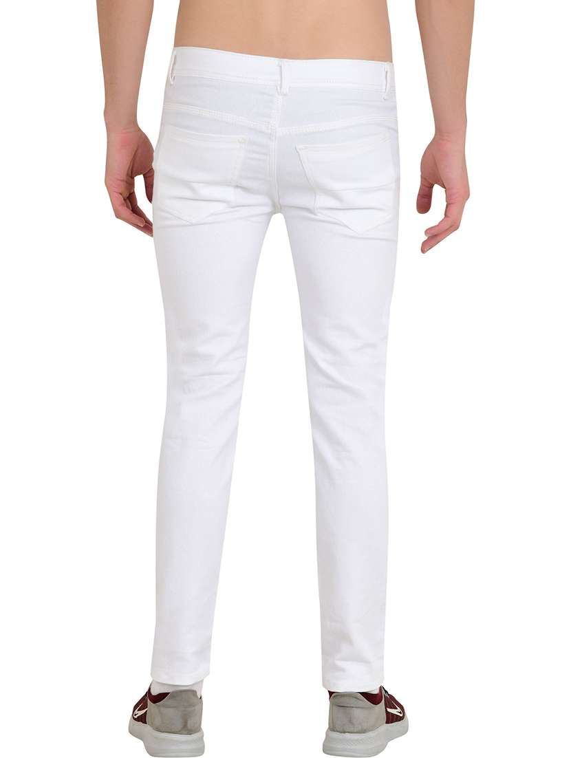 men slash knee mid rise full length jeans - 22343579 -  Standard Image - 1