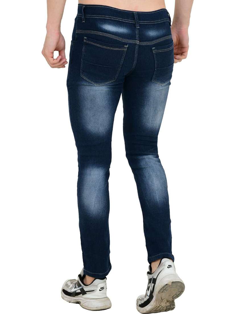 men washed mid rise full length jeans - 22343604 -  Standard Image - 1