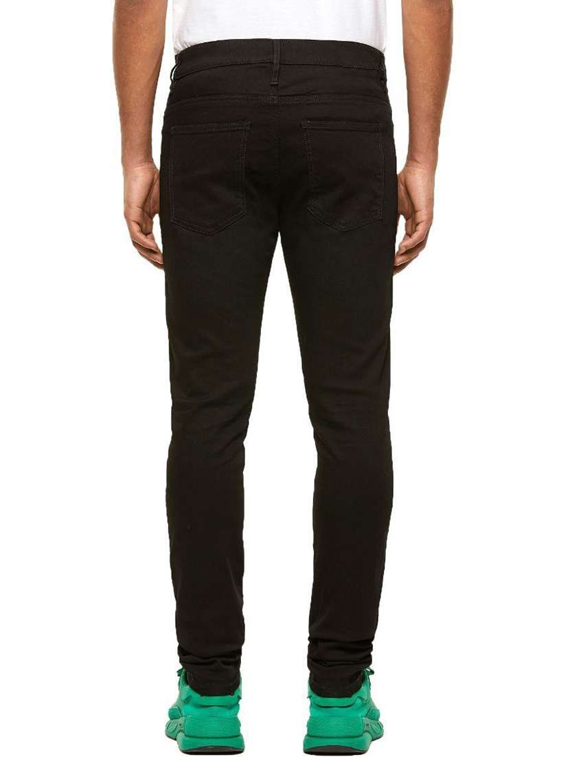 men slash knee mid rise full length jeans - 22343638 -  Standard Image - 1