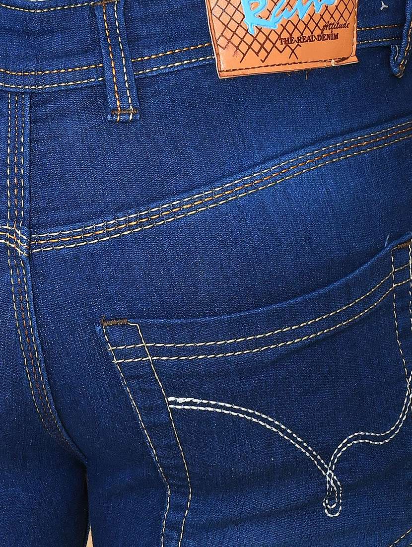 men washed mid rise full length jeans - 22343656 -  Standard Image - 4
