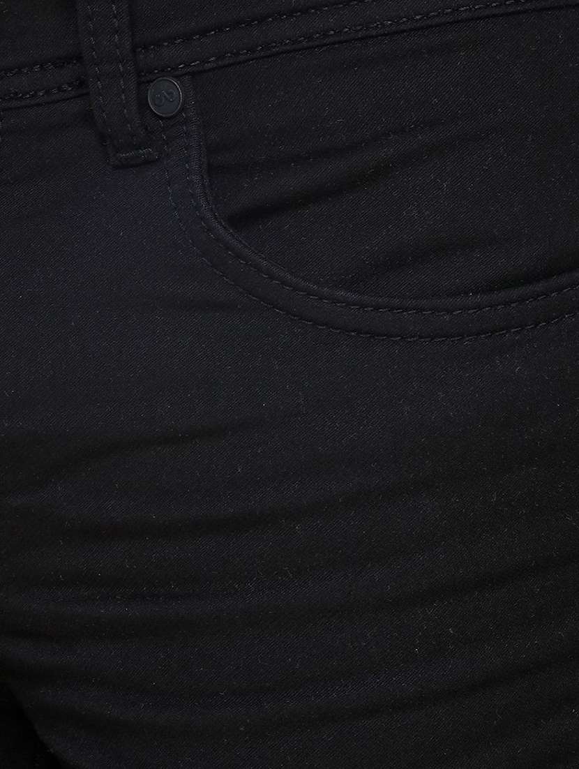 men plain mid rise full length jeans - 22343747 -  Standard Image - 4