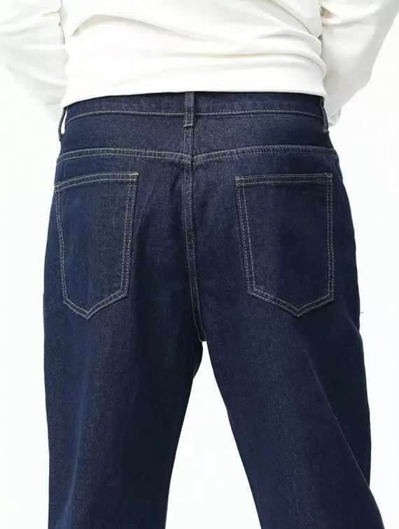 men plain mid rise full length jeans - 22343952 -  Standard Image - 4