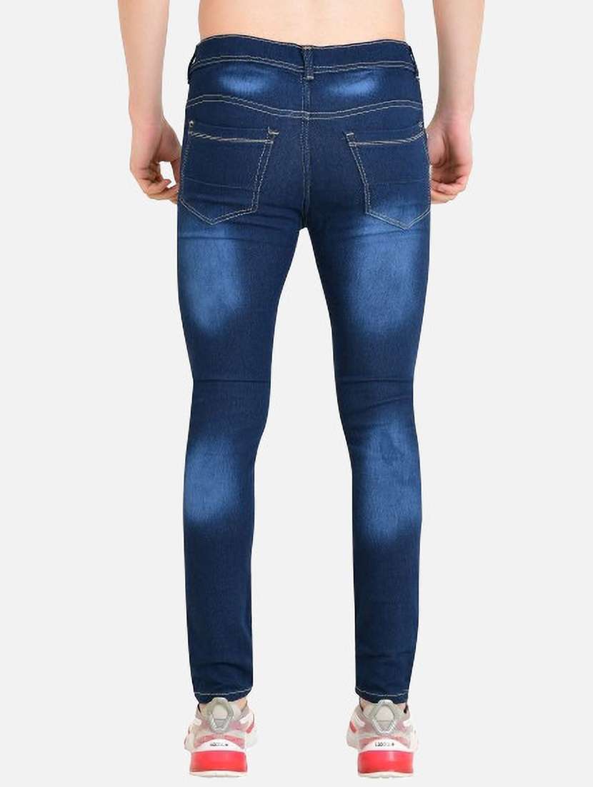 men distress mid rise full length jeans - 22344085 -  Standard Image - 1