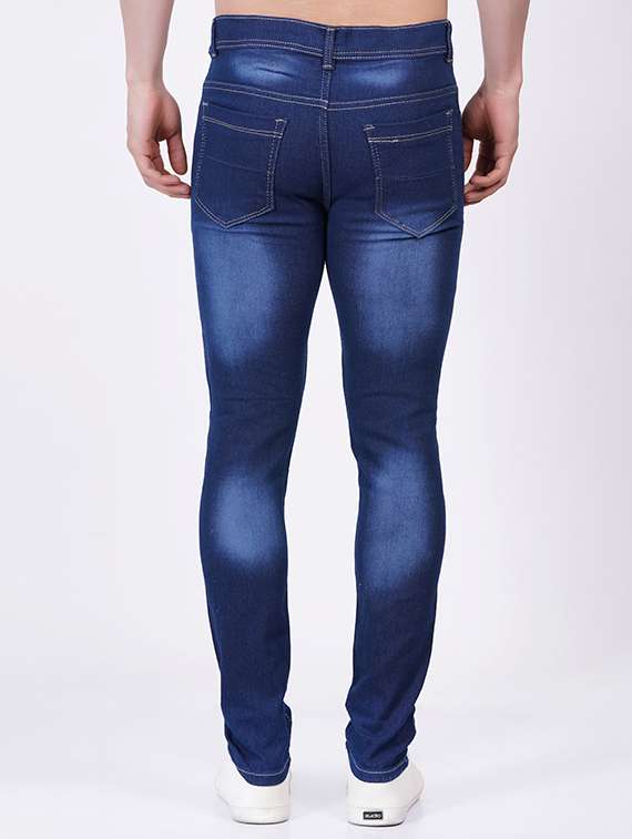 men distress mid rise full length jeans - 22344110 -  Standard Image - 1