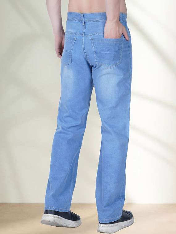 men washed mid rise full length jeans - 22344235 -  Standard Image - 1