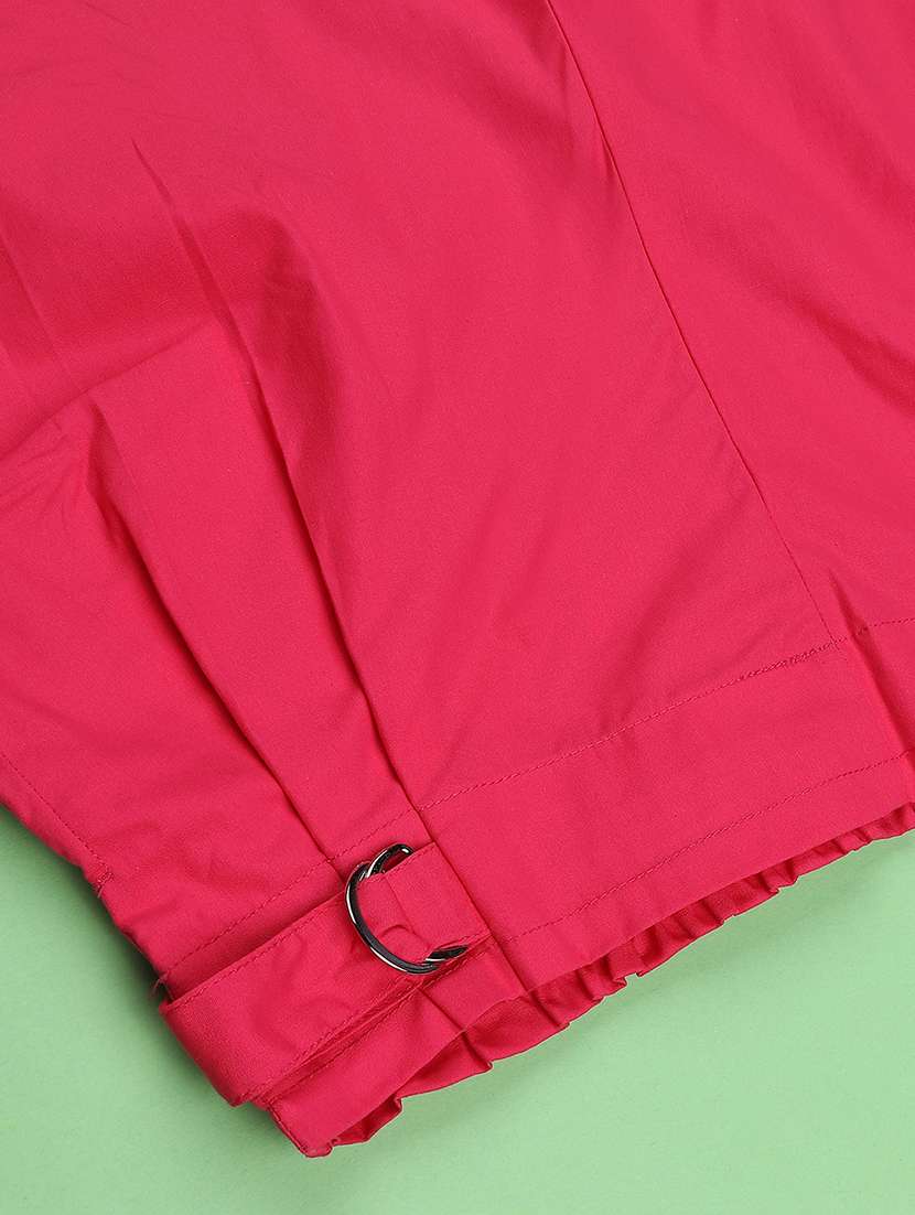girls solid mid rise regular shorts - 22345116 -  Standard Image - 4