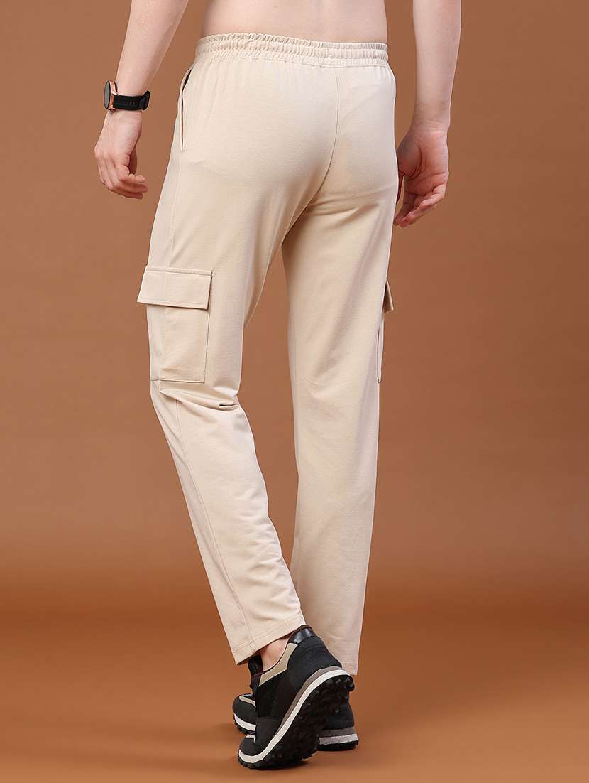 men solid mid rise cargo pant - 22345121 -  Standard Image - 4
