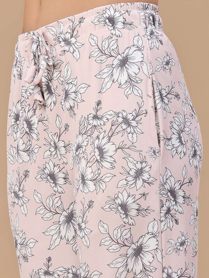 Women Printed Mid Rise Straight Fit Trouser - 22345150 -  Standard Image - 1