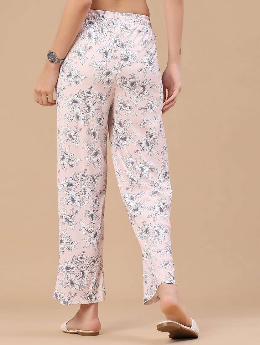 Women Printed Mid Rise Straight Fit Trouser - 22345150 -  Standard Image - 4