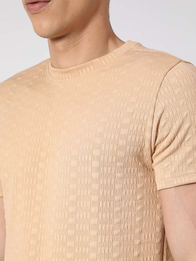 tan cotton plain coord set - 22345190 -  Standard Image - 1