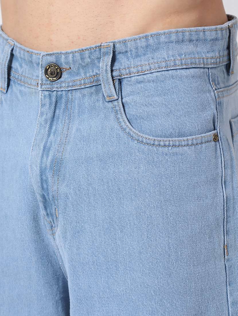 men blue cotton jean - 22345606 -  Standard Image - 1