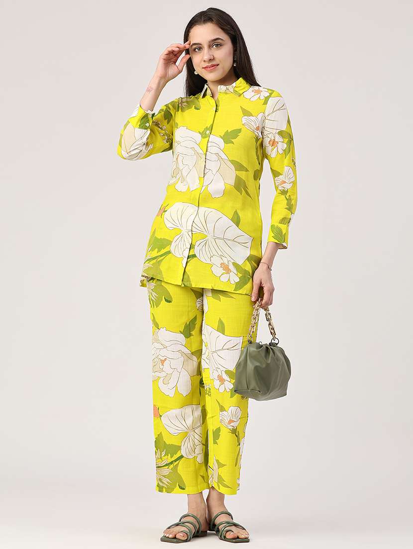 women green co-ord set - 22345670 -  Standard Image - 4
