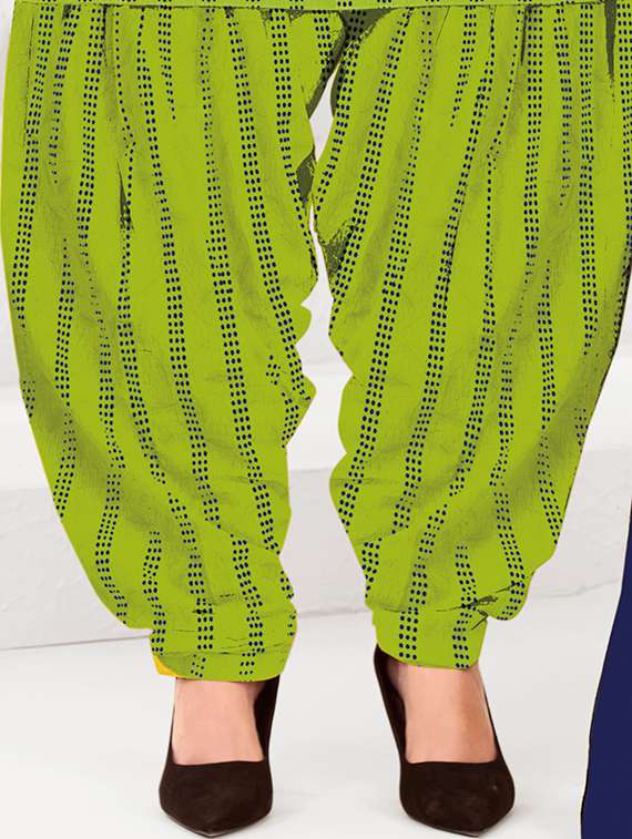 Women Printed Three Quarter Sleeve Kurta Patiala With Dupatta Set - 22345720 -  Standard Image - 4