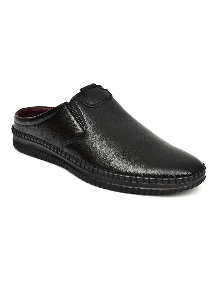 men solid slip on mule - 22345763 -  Standard Image - 1