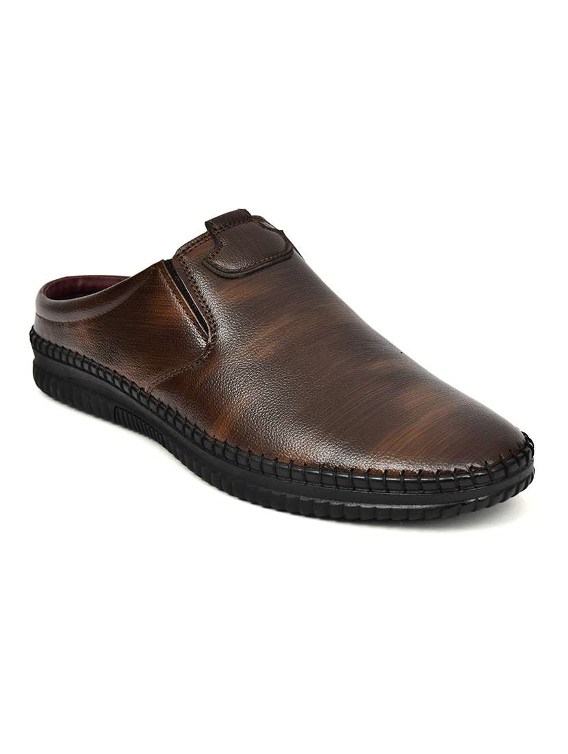 men solid slip on mule - 22345764 -  Standard Image - 1