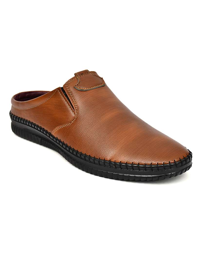 men solid slip on mule - 22345765 -  Standard Image - 1