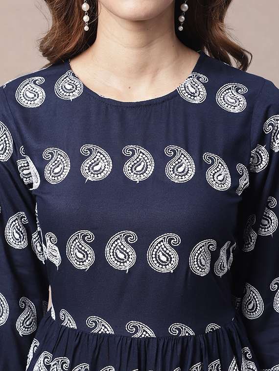 women embroidered top and trouser co-ord set - 22345812 -  Standard Image - 4