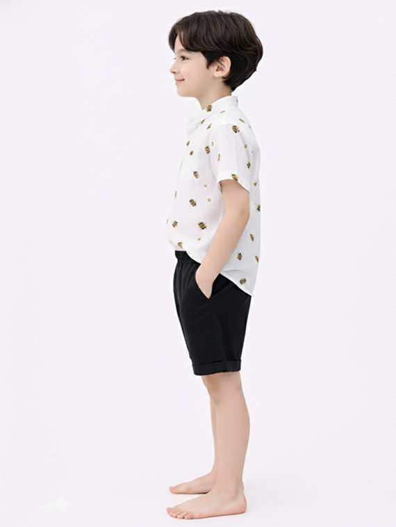 boys printed shirt and shorts set - 22345952 -  Standard Image - 4