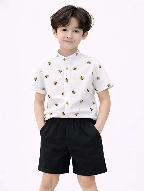 boys printed shirt and shorts set - 22345952 -  Standard Image - 6