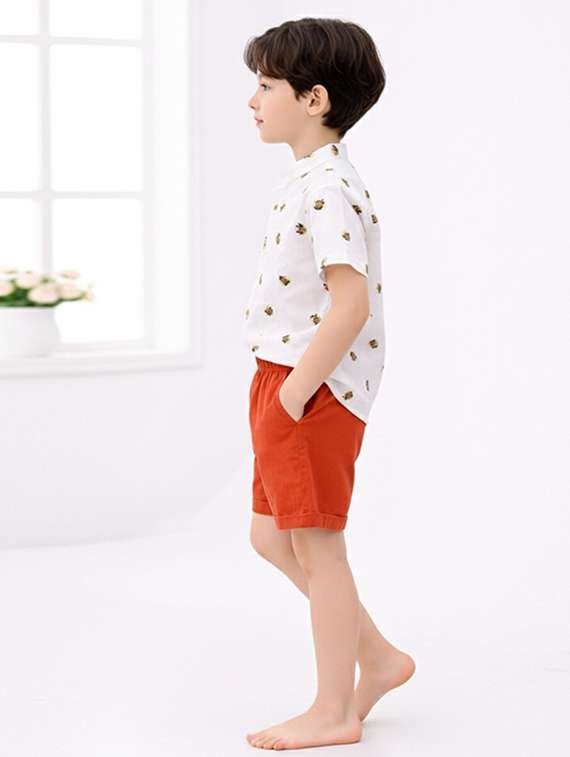 boys printed shirt and shorts set - 22345955 -  Standard Image - 1