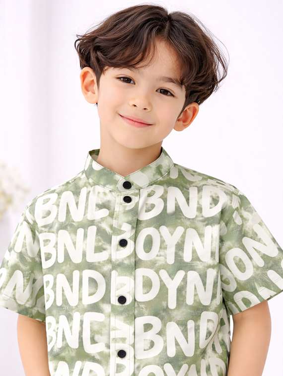 boys printed shirt and shorts set - 22345983 -  Standard Image - 4
