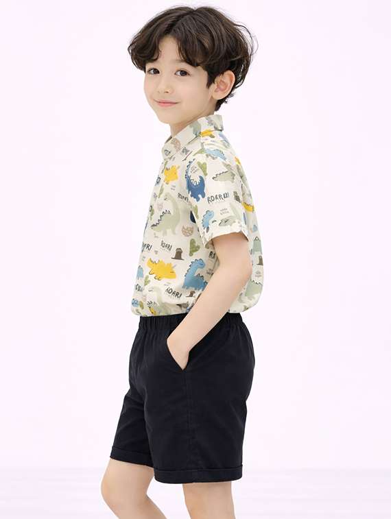 boys printed shirt and shorts set - 22345999 -  Standard Image - 1