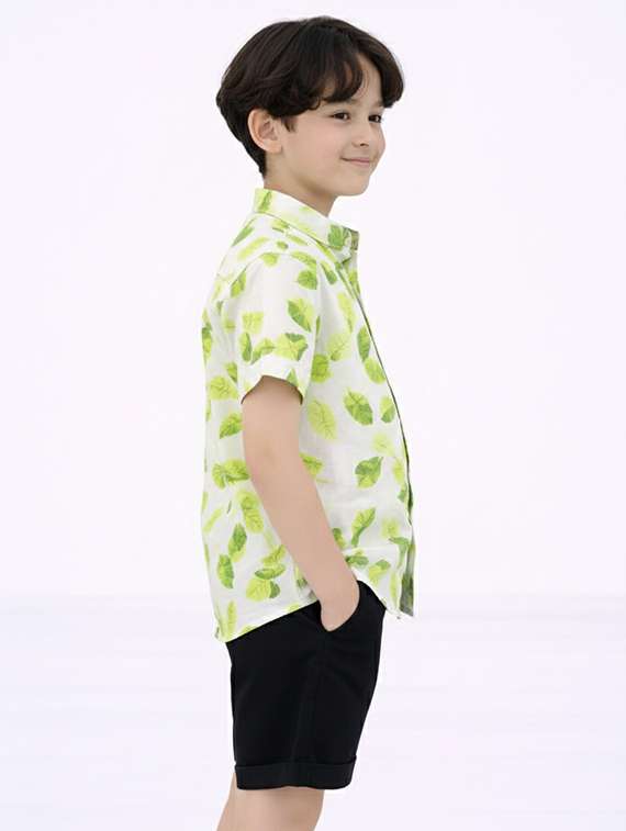 boys printed shirt and shorts set - 22346033 -  Standard Image - 1